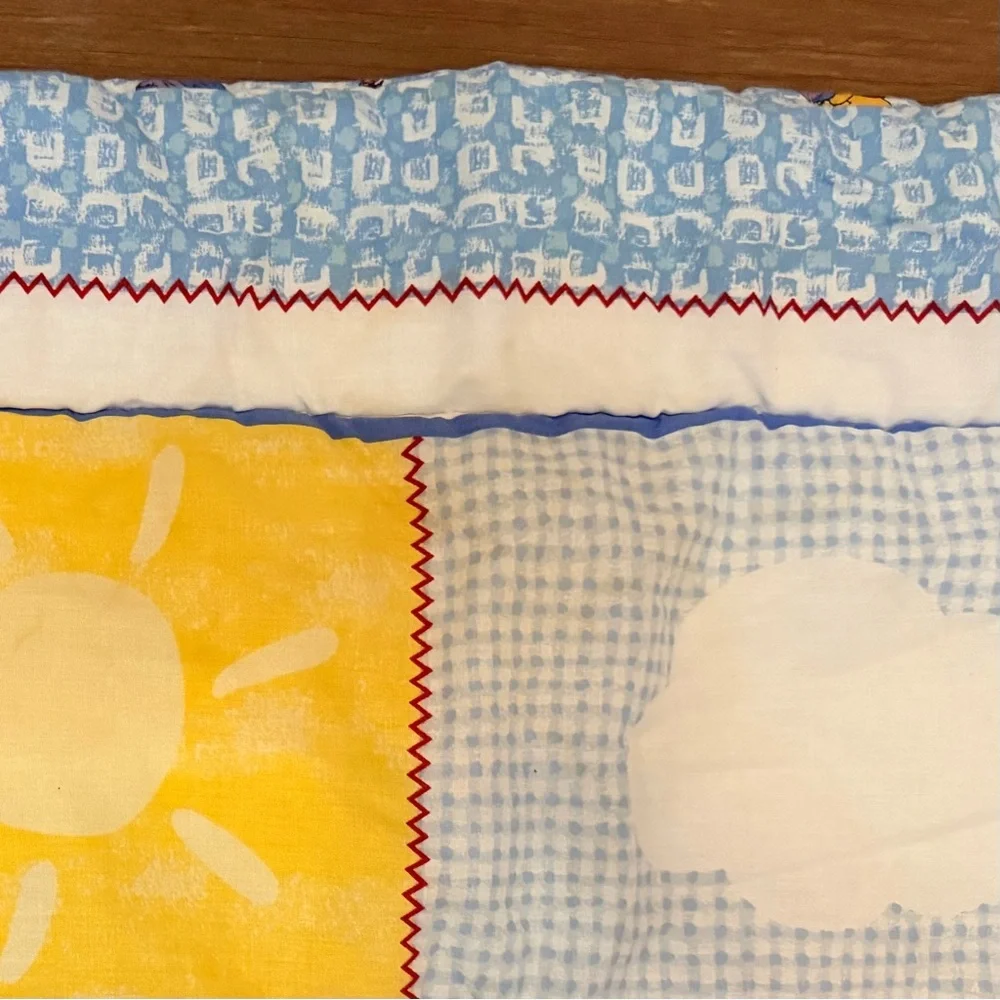 Vintage 90s Disney Winnie the Pooh Baby Quilt Blanket Comforter